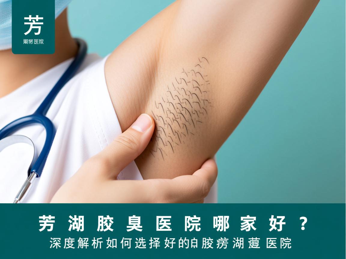 芜湖腋臭医院哪家好？深度解析如何选择好的芜湖腋臭医院
