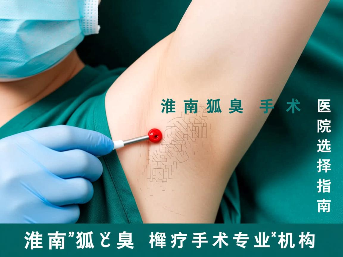 淮南狐臭手术医院选择指南，详解淮南狐臭手术专业机构