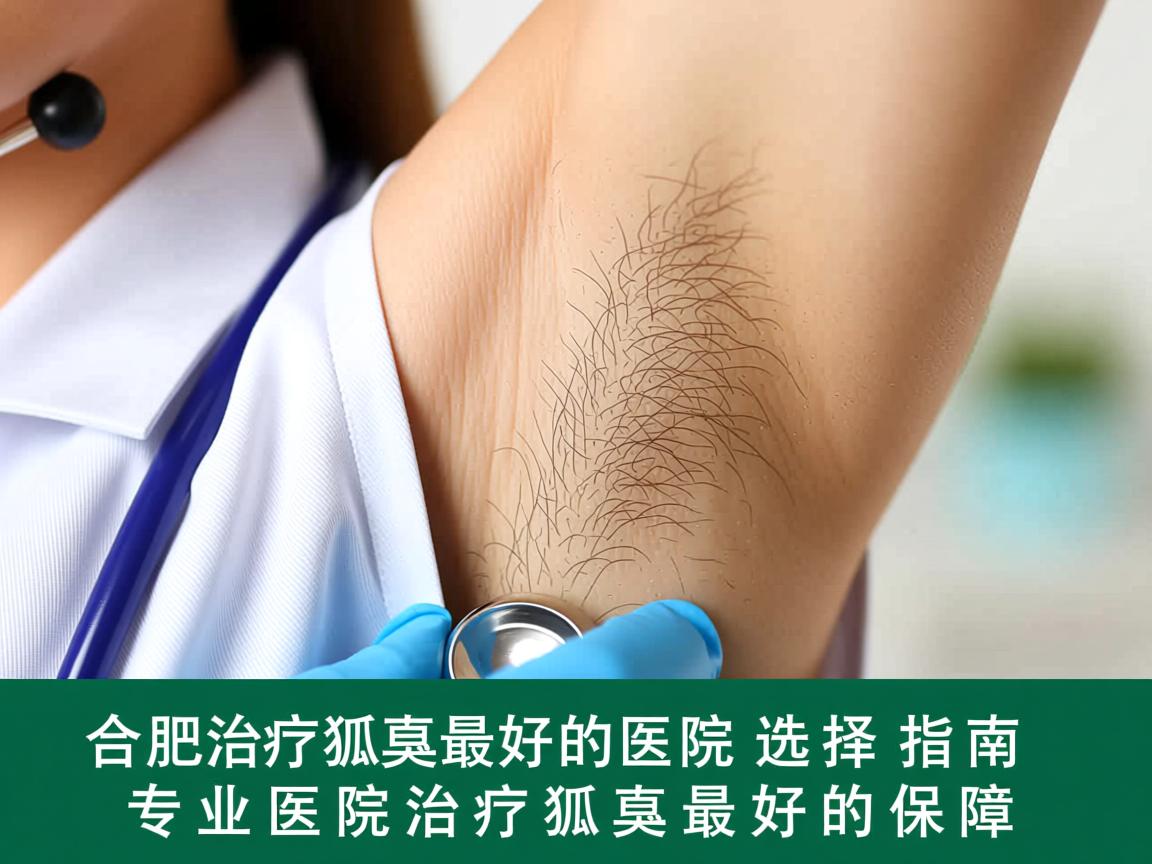 合肥治疗狐臭最好的医院选择指南，专业医院治疗狐臭最好的保障