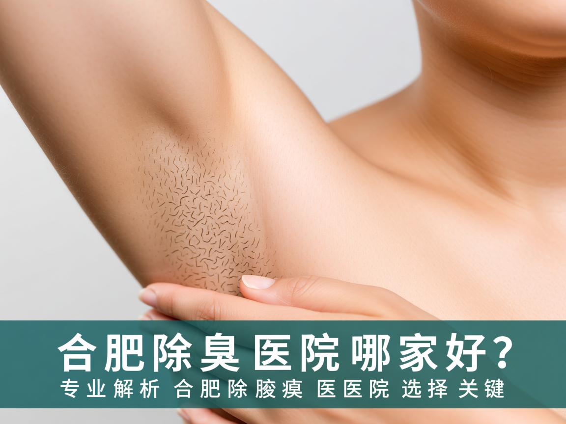 合肥除腋臭医院哪家好？专业解析合肥除腋臭医院的选择关键