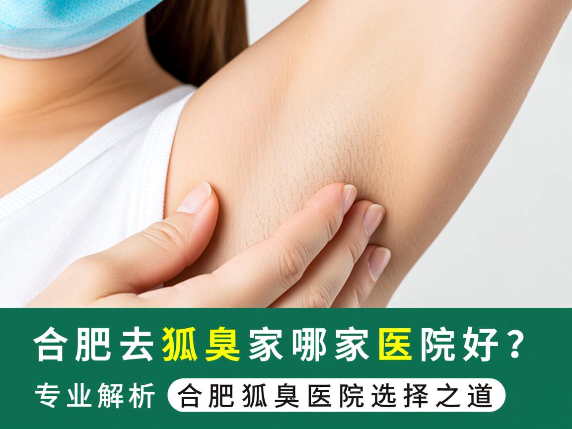 合肥去狐臭哪家医院好？专业解析合肥狐臭医院选择之道