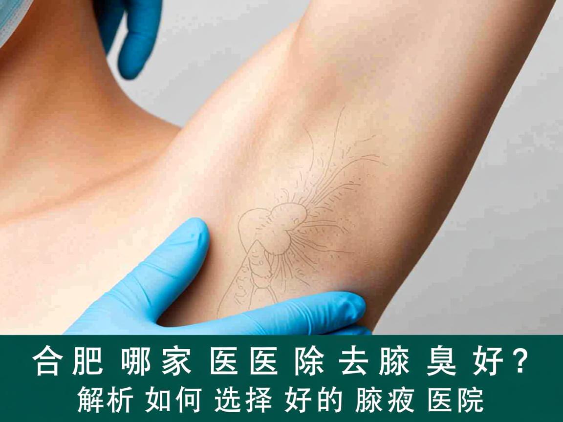 合肥哪家医院去除腋臭好？专业解析如何选择好的腋臭医院