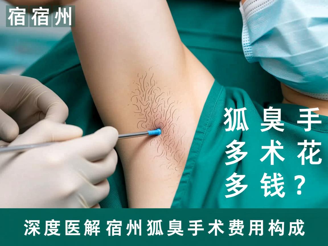 宿州狐臭手术花多少钱？深度解析宿州狐臭手术费用构成