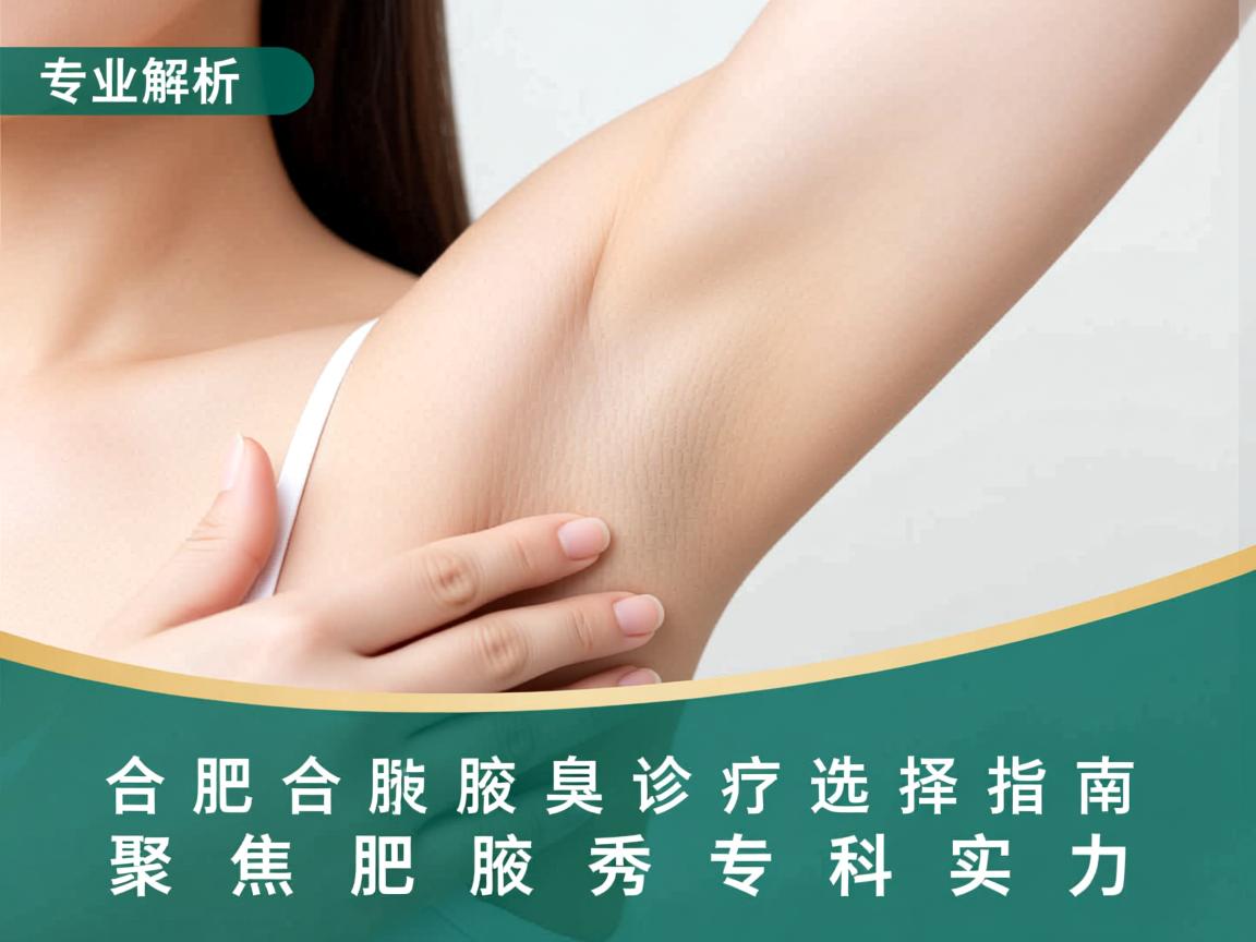 专业解析，合肥腋臭诊疗选择指南，聚焦合肥腋秀专科实力
