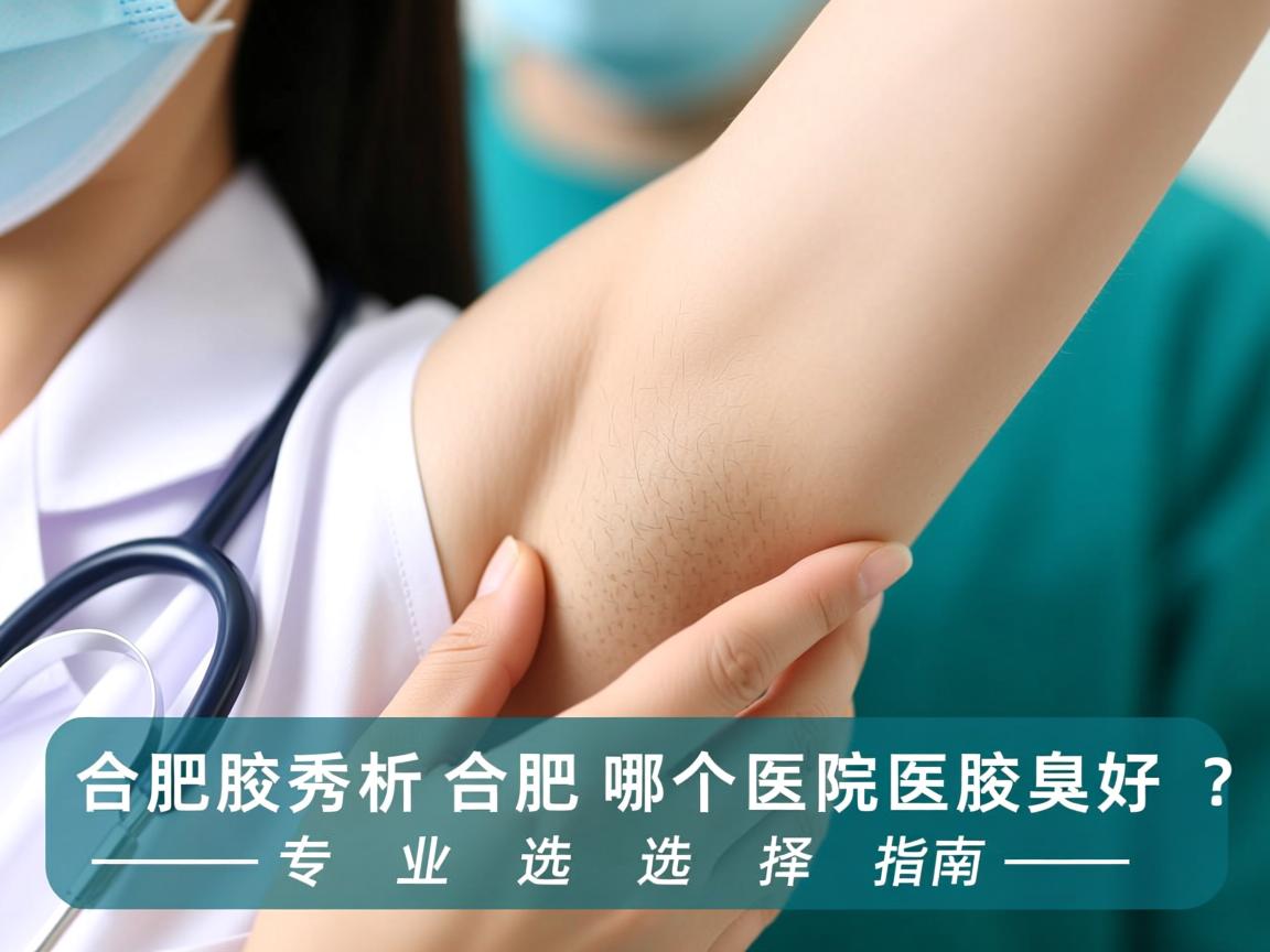 合肥腋秀解析，合肥哪个医院医腋臭好？专业选择指南