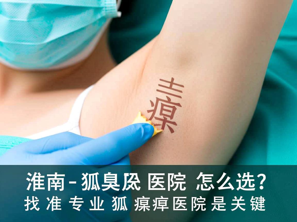 淮南狐臭医院怎么选？找准专业狐臭医院是关键