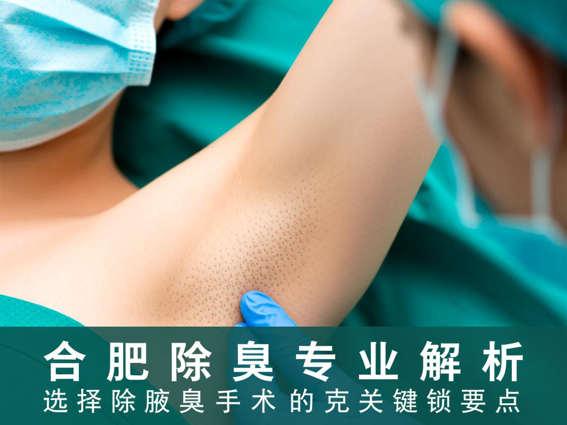 合肥除腋臭专业解析，在合肥选择除腋臭手术的关键要点