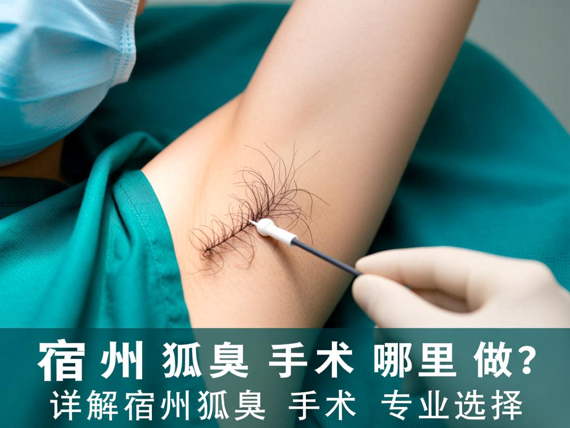 宿州狐臭手术哪里做？详解宿州狐臭手术专业选择