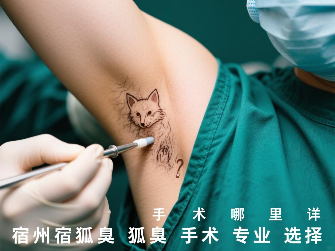 宿州狐臭手术哪里做？详解宿州狐臭手术专业选择