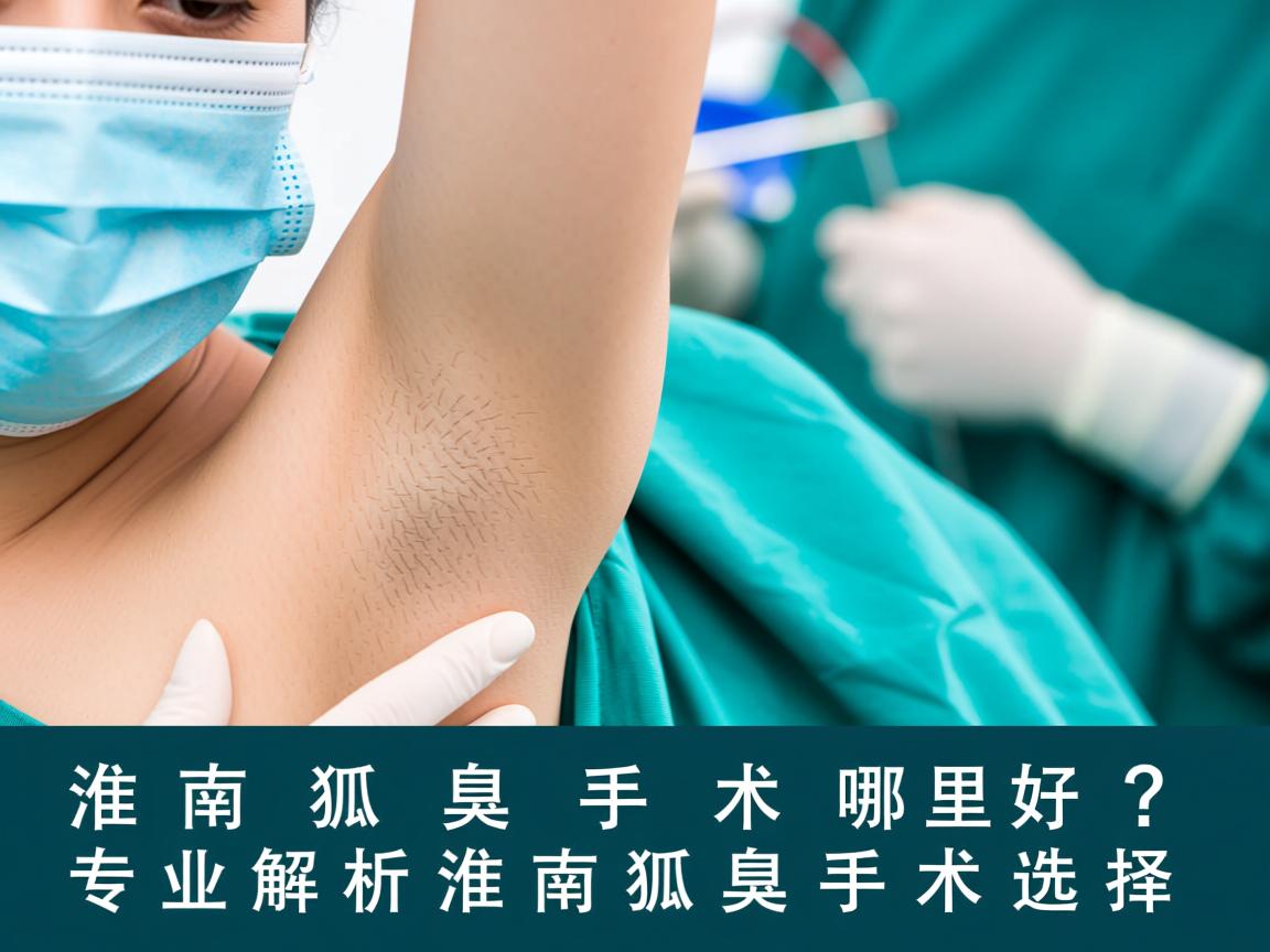 淮南狐臭手术哪里好？专业解析淮南狐臭手术选择