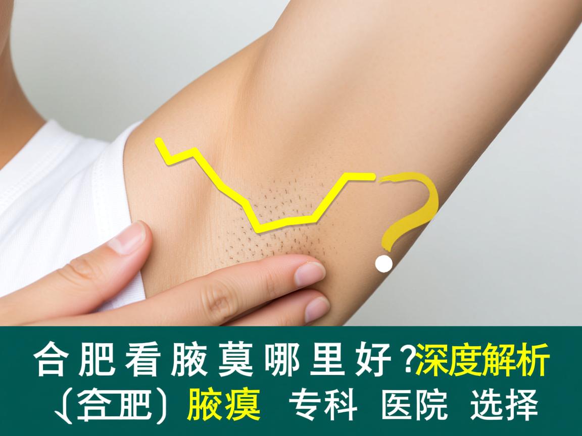 合肥看腋臭哪里好？深度解析合肥腋臭专科医院选择