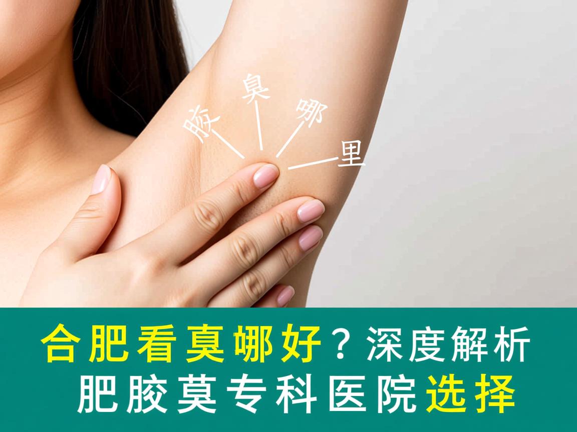 合肥看腋臭哪里好？深度解析合肥腋臭专科医院选择