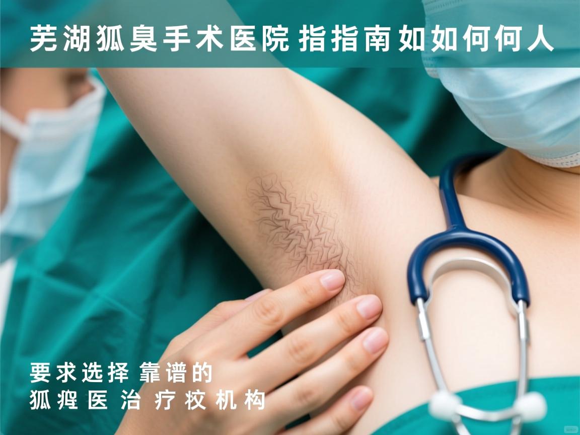 芜湖狐臭手术医院指南，如何选择靠谱的狐臭治疗机构