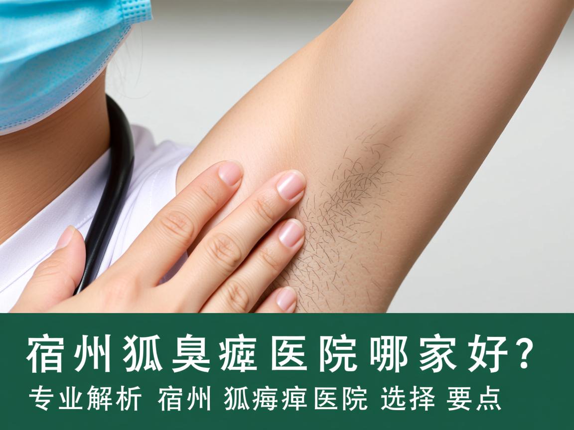 宿州狐臭医院哪家好？专业解析宿州狐臭医院选择要点