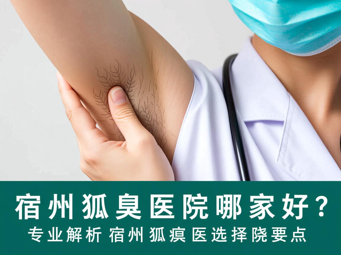 宿州狐臭医院哪家好？专业解析宿州狐臭医院选择要点