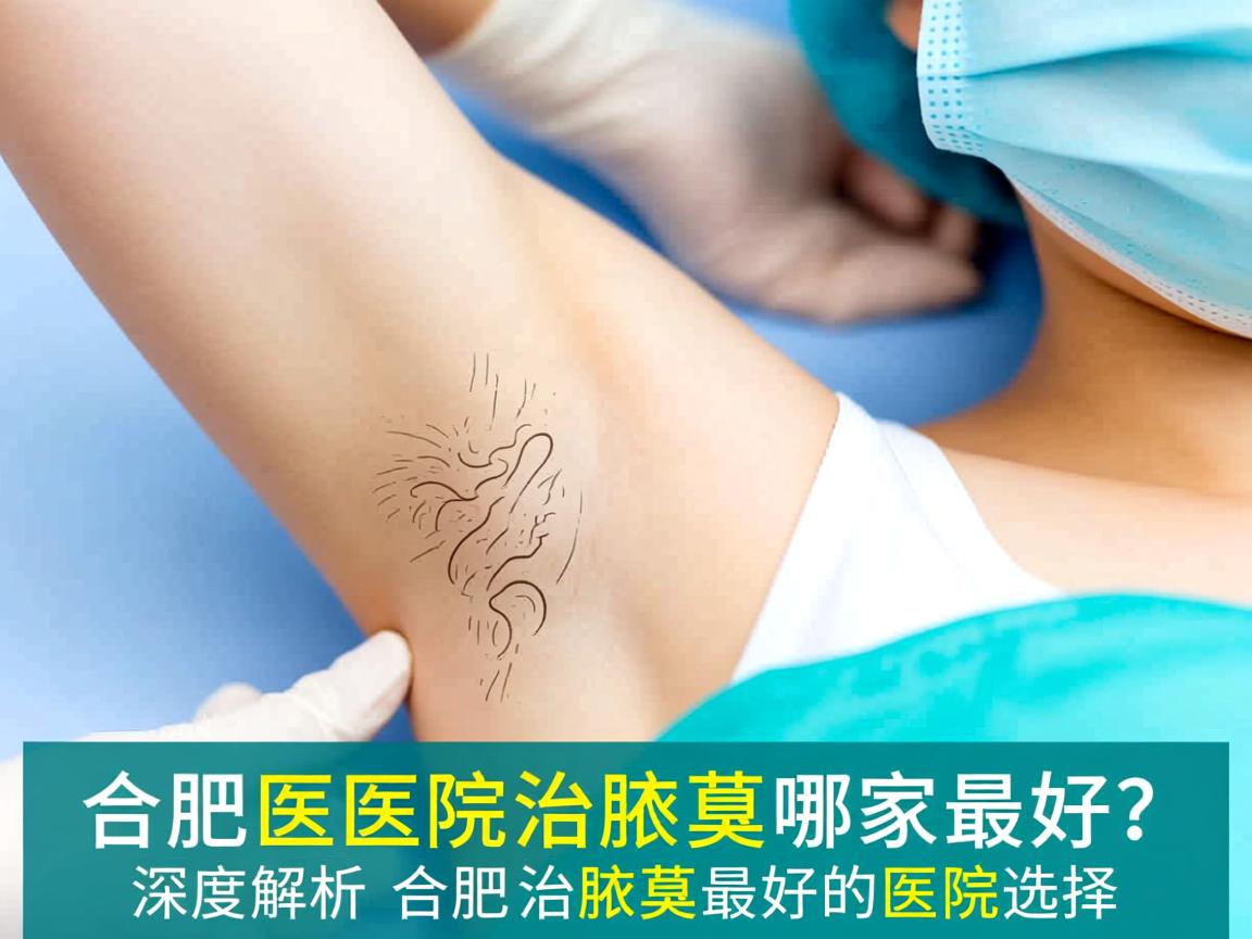 合肥医院治腋臭哪家最好？深度解析合肥治腋臭最好的医院选择