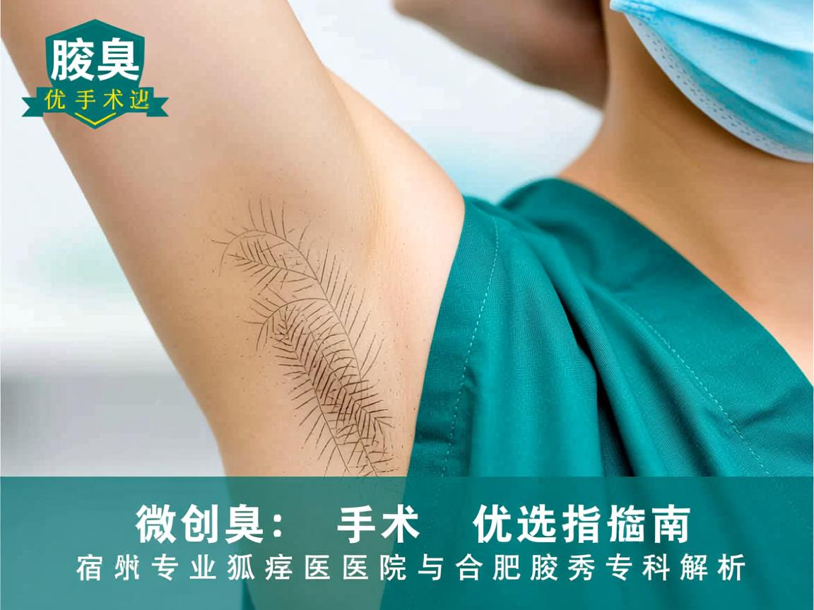 腋臭微创手术优选指南，宿州专业狐臭医院与合肥腋秀专科解析