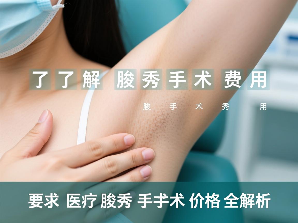 了解腋秀手术费用，腋秀手术价格全解析
