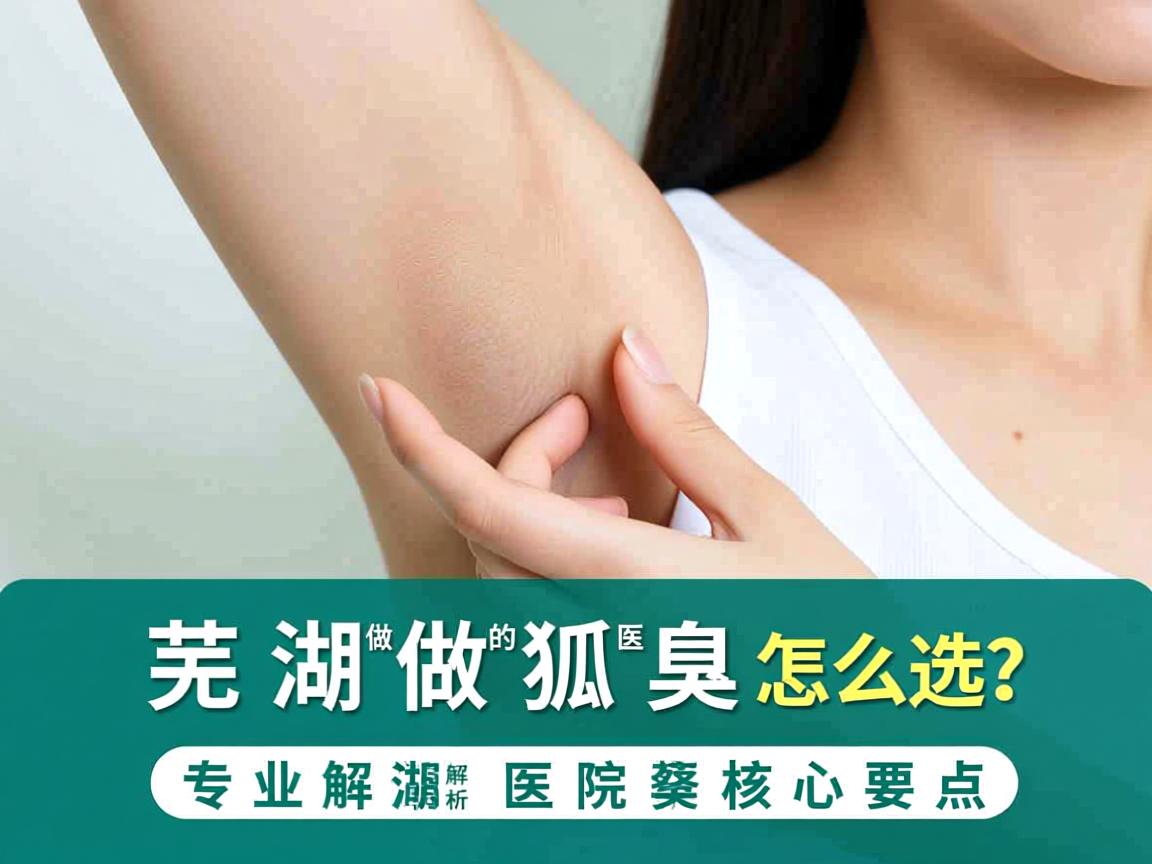 芜湖做狐臭的医院怎么选？专业解析芜湖狐臭医院的核心要点