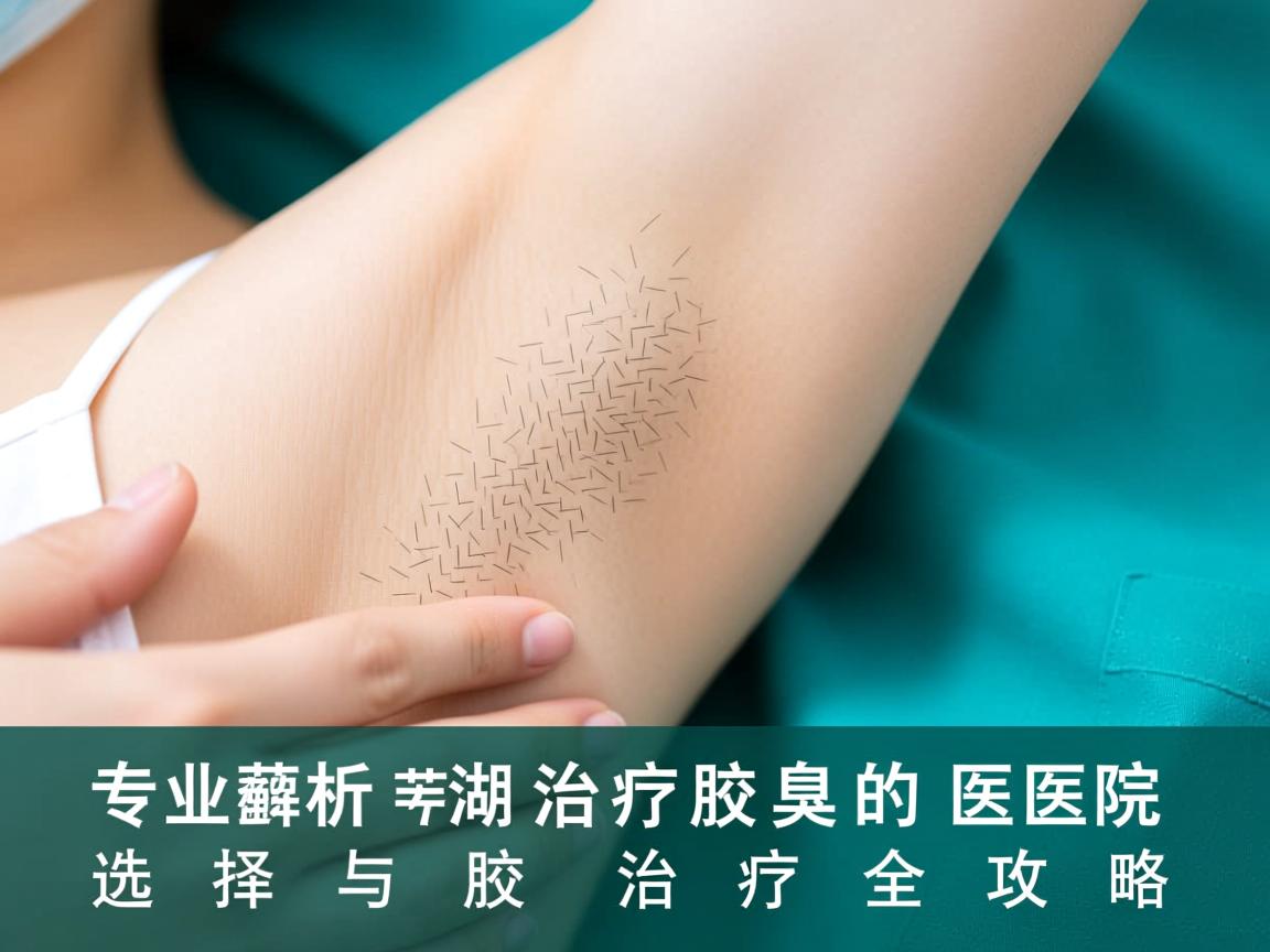 专业解析，芜湖治疗腋臭的医院选择与腋臭治疗全攻略