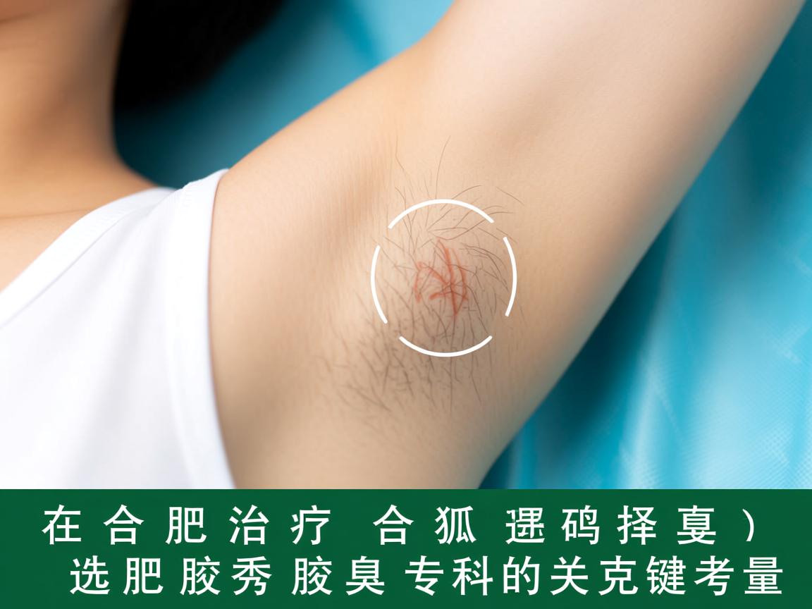在合肥治疗狐臭，选择合肥腋秀腋臭专科的关键考量