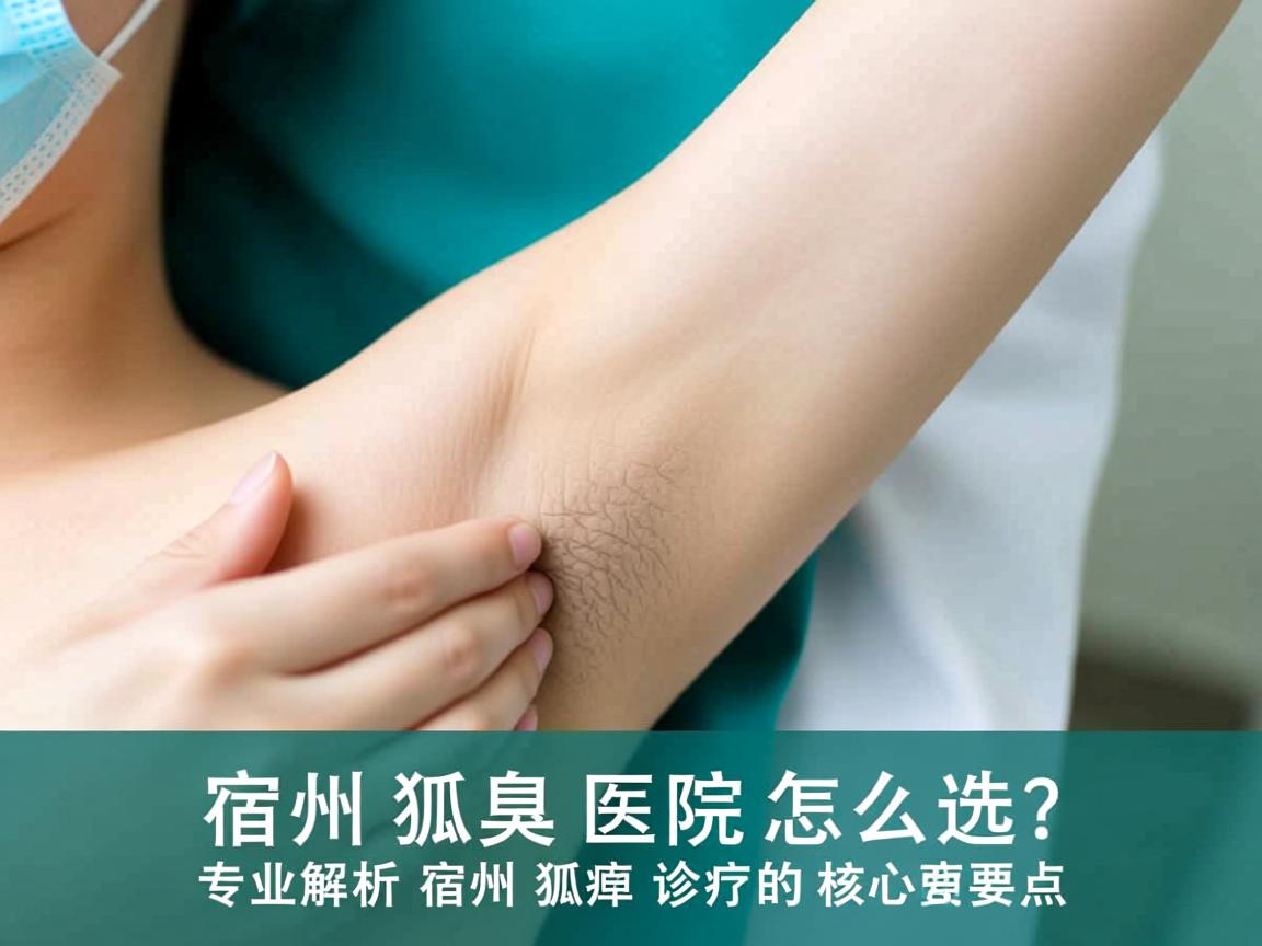 宿州狐臭医院怎么选？专业解析宿州狐臭诊疗的核心要点