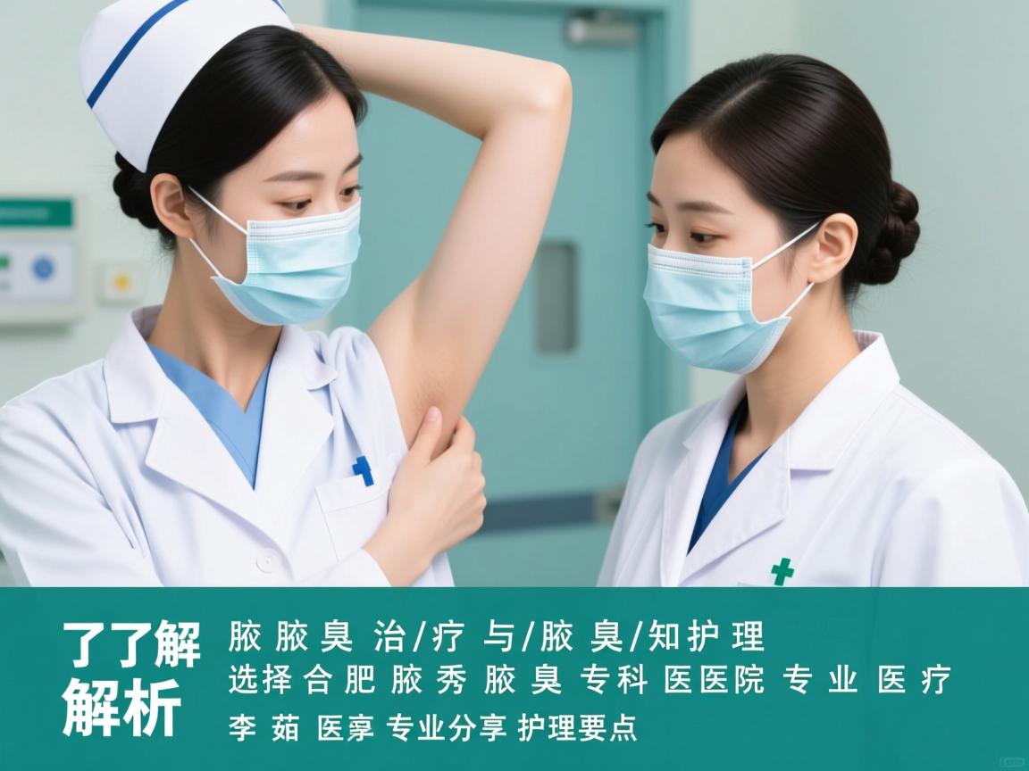 了解腋臭治疗与护理，选择合肥腋秀腋臭专科医院专业医疗
解析腋臭医疗知识，李茹医生专业分享护理要点