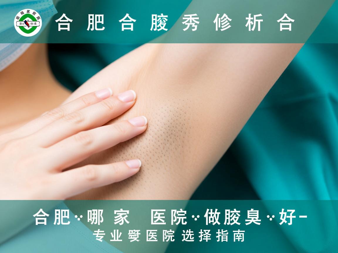 合肥腋秀解析，合肥哪家医院做腋臭好，专业医院选择指南