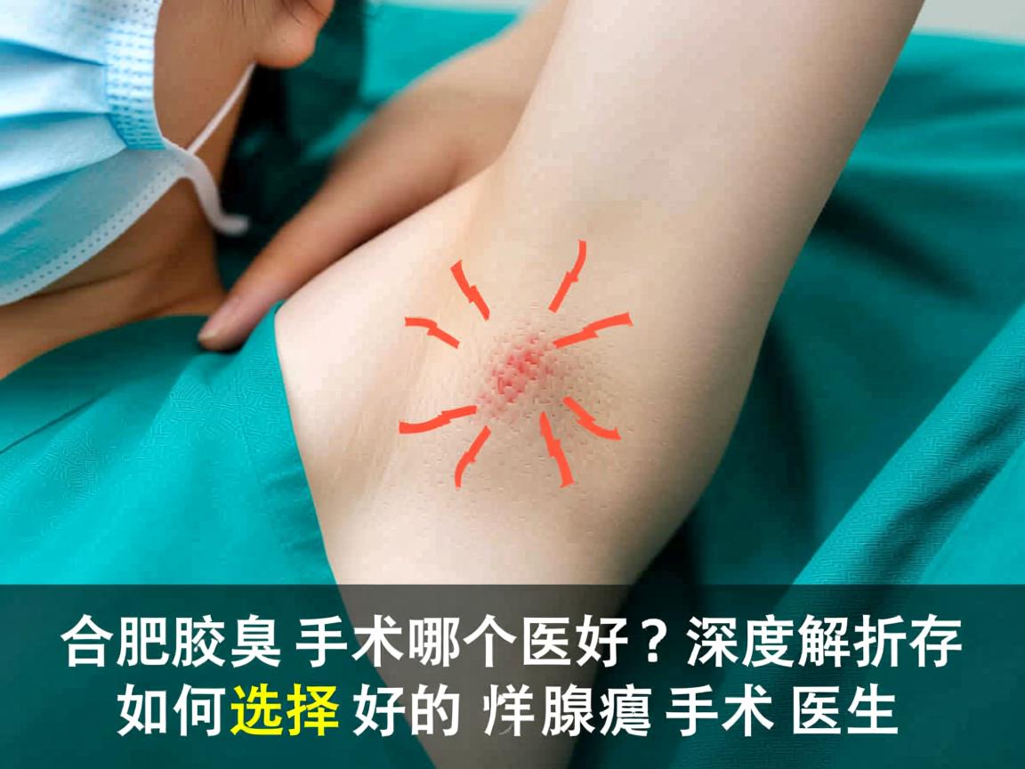 合肥腋臭手术哪个医生好？深度解析如何选择好的腋臭手术医生