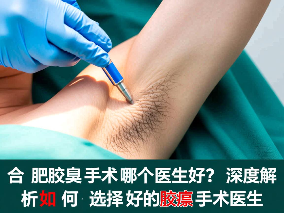 合肥腋臭手术哪个医生好？深度解析如何选择好的腋臭手术医生
