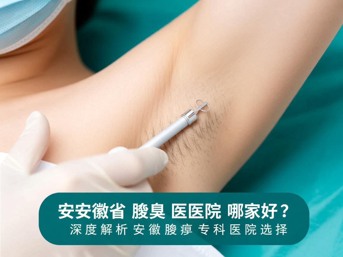 安徽省腋臭医院哪家好？深度解析安徽腋臭专科医院选择