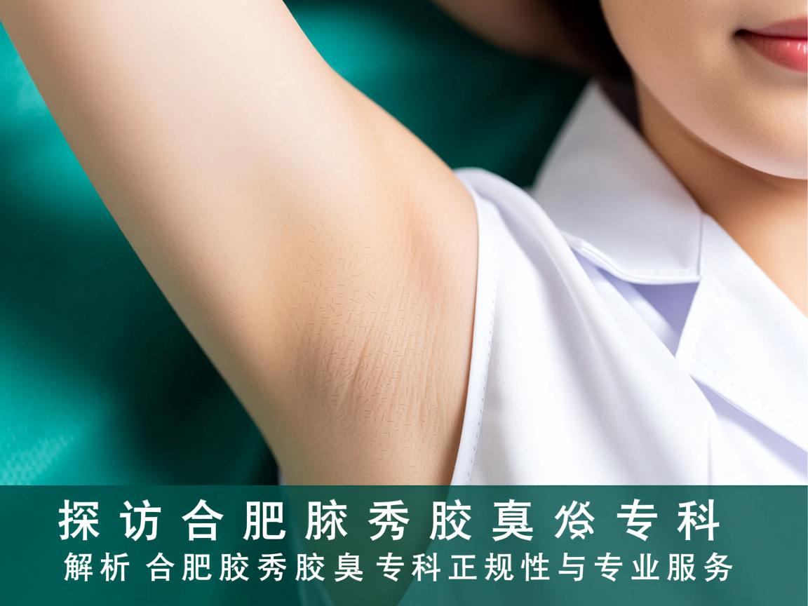 探访合肥腋秀腋臭专科，解析合肥腋秀腋臭专科正规性与专业服务