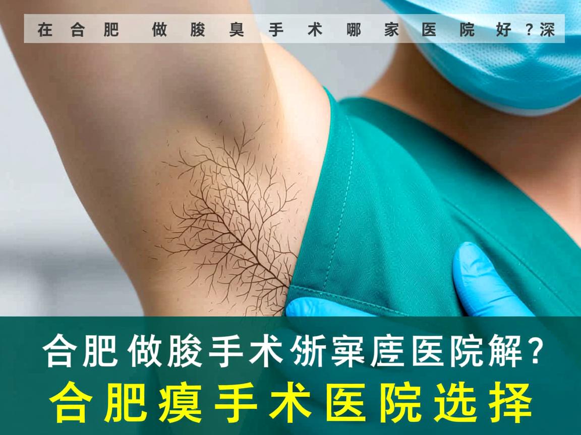 在合肥做腋臭手术哪家医院好？深度解析合肥腋臭手术医院选择