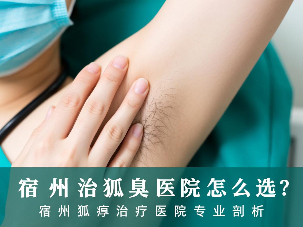 宿州治狐臭医院怎么选？宿州狐臭治疗医院专业剖析