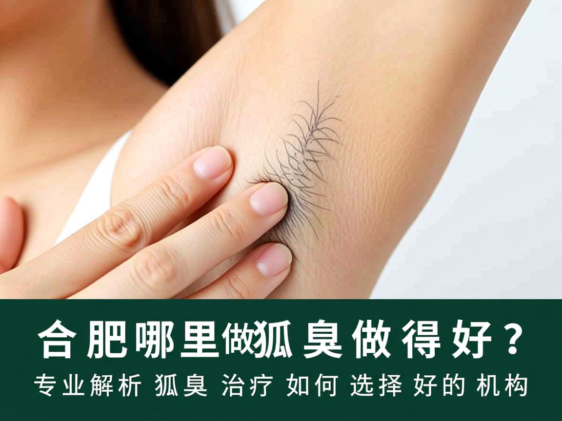 合肥哪里做狐臭做得好？专业解析狐臭治疗如何选择好的机构