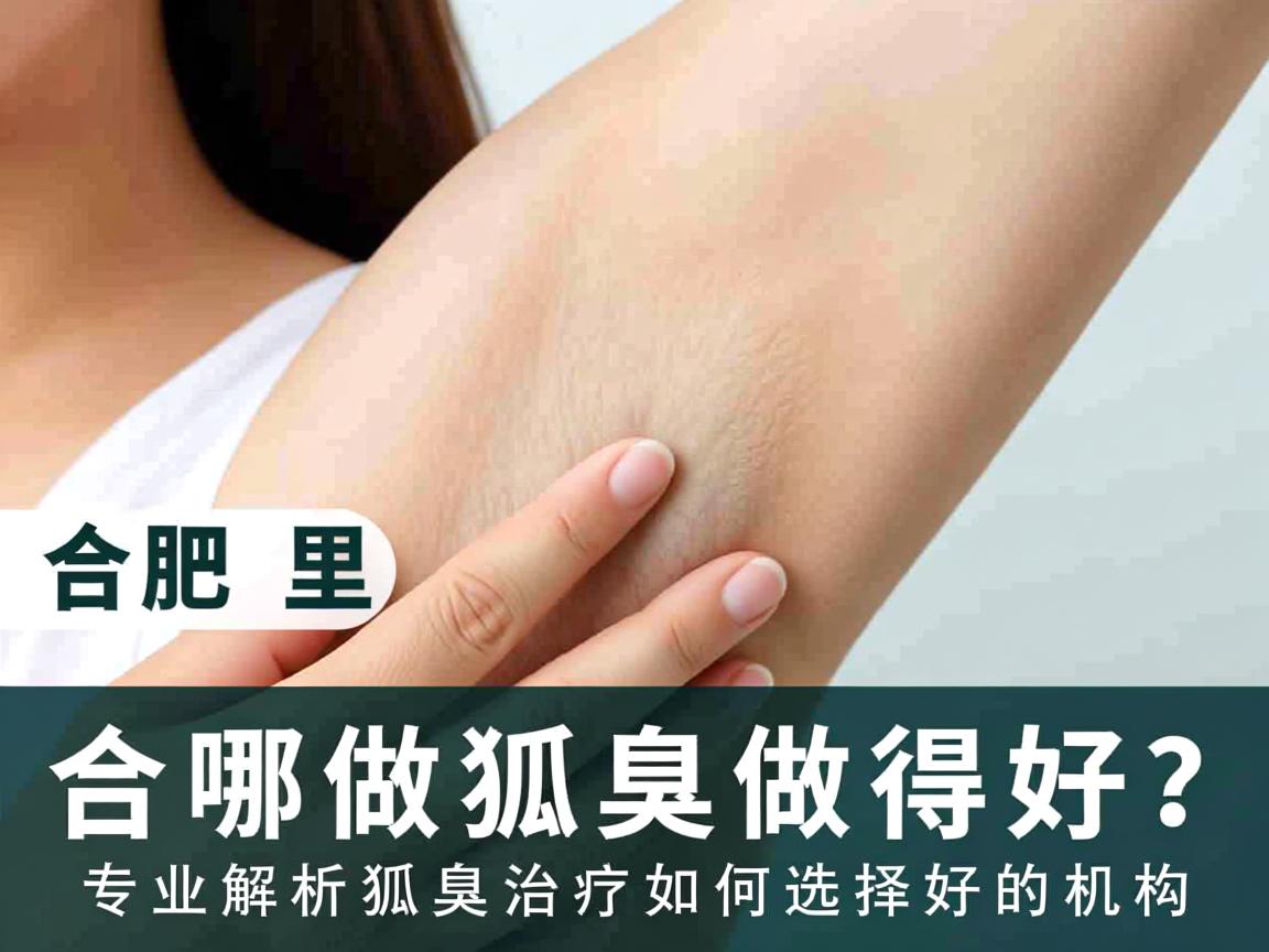 合肥哪里做狐臭做得好？专业解析狐臭治疗如何选择好的机构