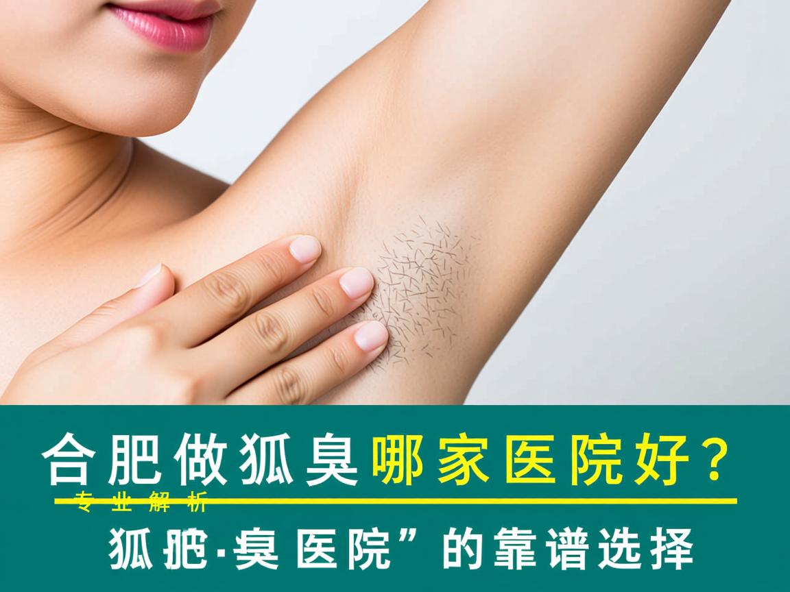 合肥做狐臭哪家医院好？专业解析合肥狐臭医院的靠谱选择