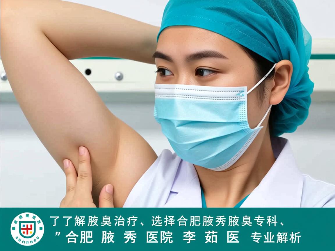 了解腋臭治疗，选择合肥腋秀腋臭专科，合肥腋秀医院李茹医生专业解析