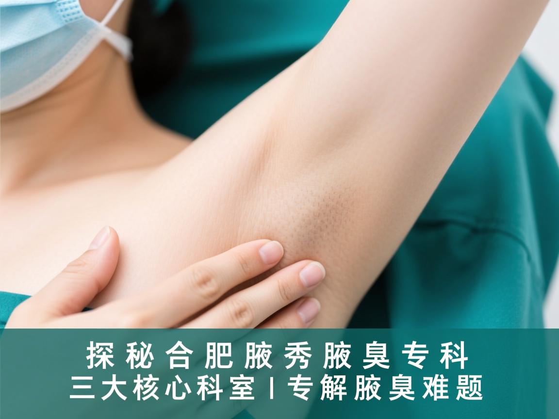 探秘合肥腋秀腋臭专科，三大核心科室，专解腋臭难题