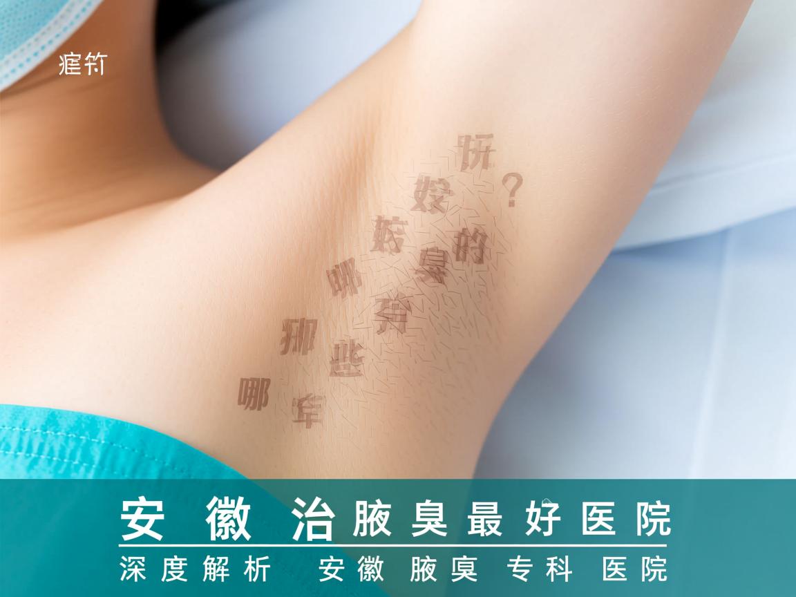 安徽治腋臭最好的医院有哪些？深度解析安徽腋臭专科医院
