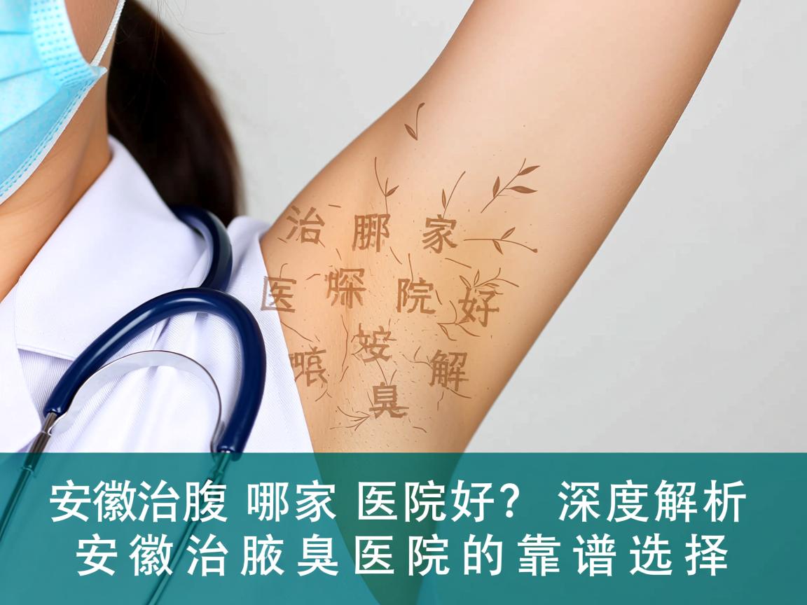 安徽治腋臭哪家医院好？深度解析安徽治腋臭医院的靠谱选择