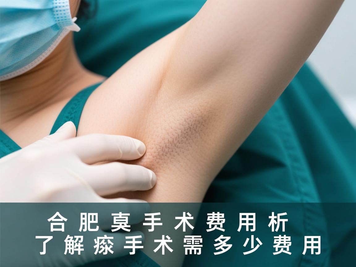合肥腋臭手术费用解析，了解腋臭手术需要多少费用