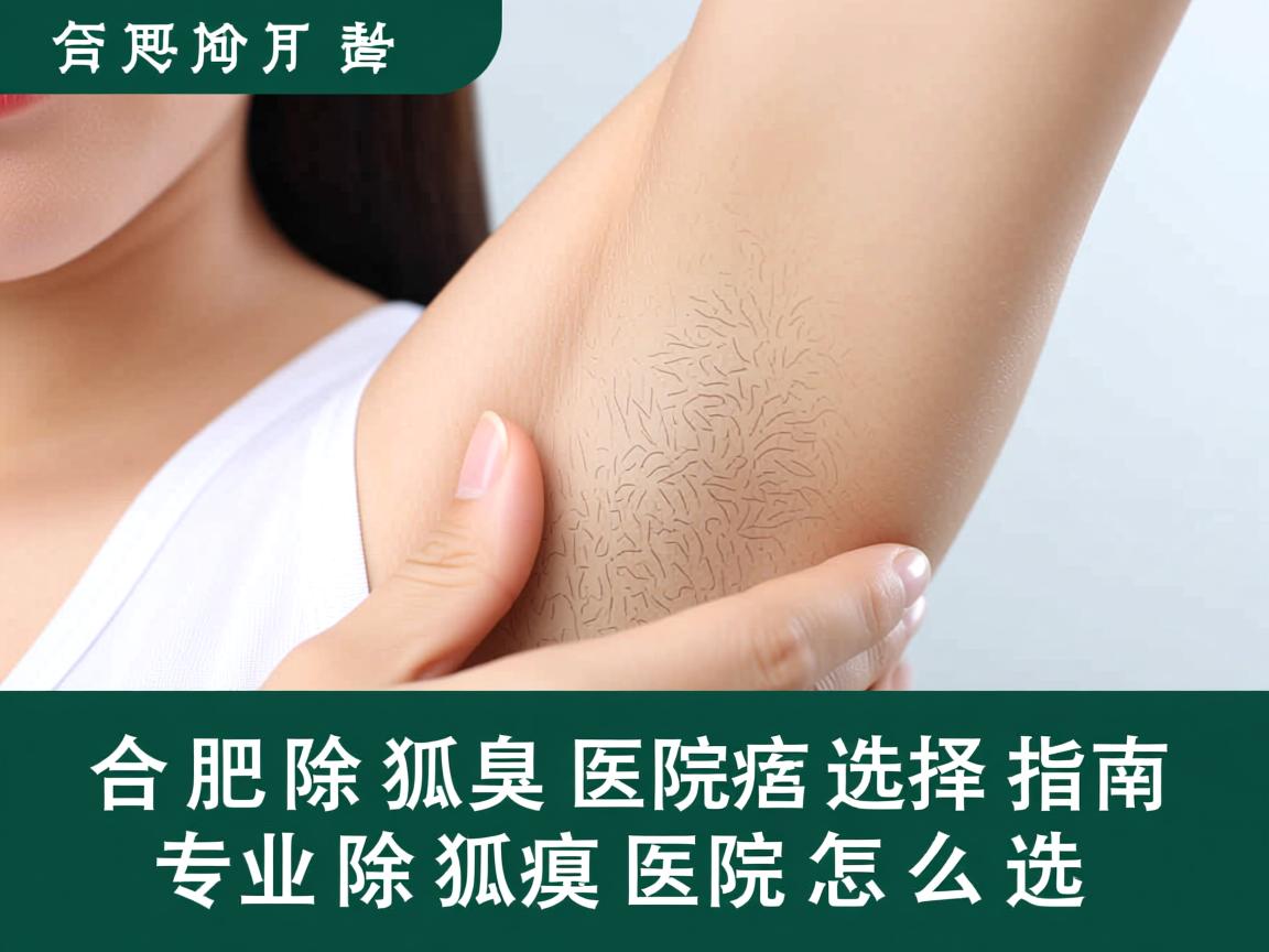 合肥除狐臭医院选择指南，专业除狐臭医院怎么选