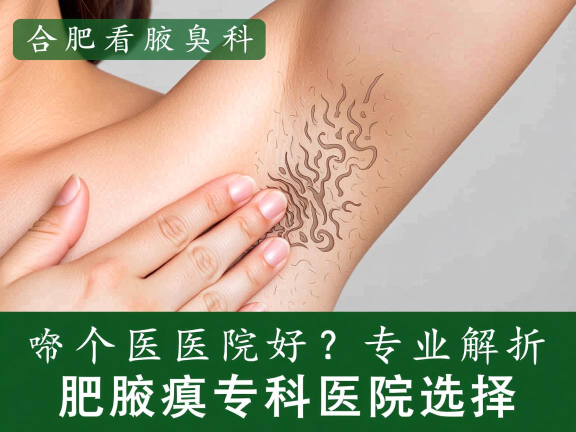 合肥看腋臭科哪个医院好？专业解析合肥腋臭专科医院选择