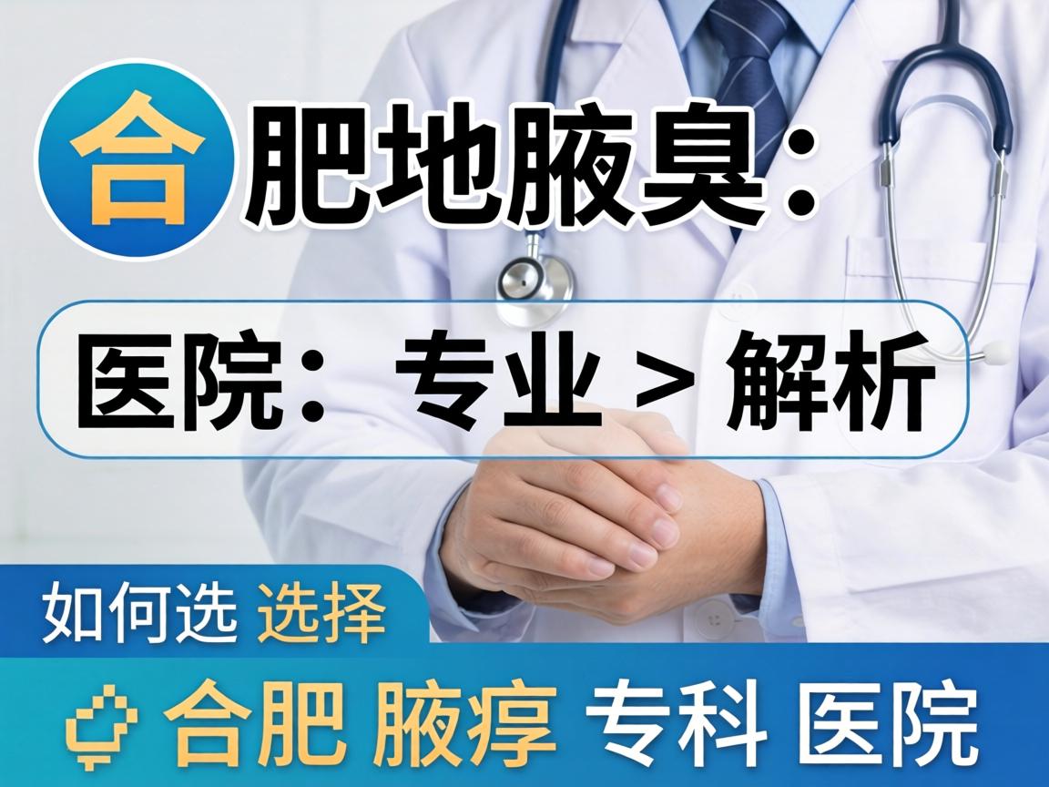 合肥腋臭医院专业解析，如何选择合肥腋臭专科医院