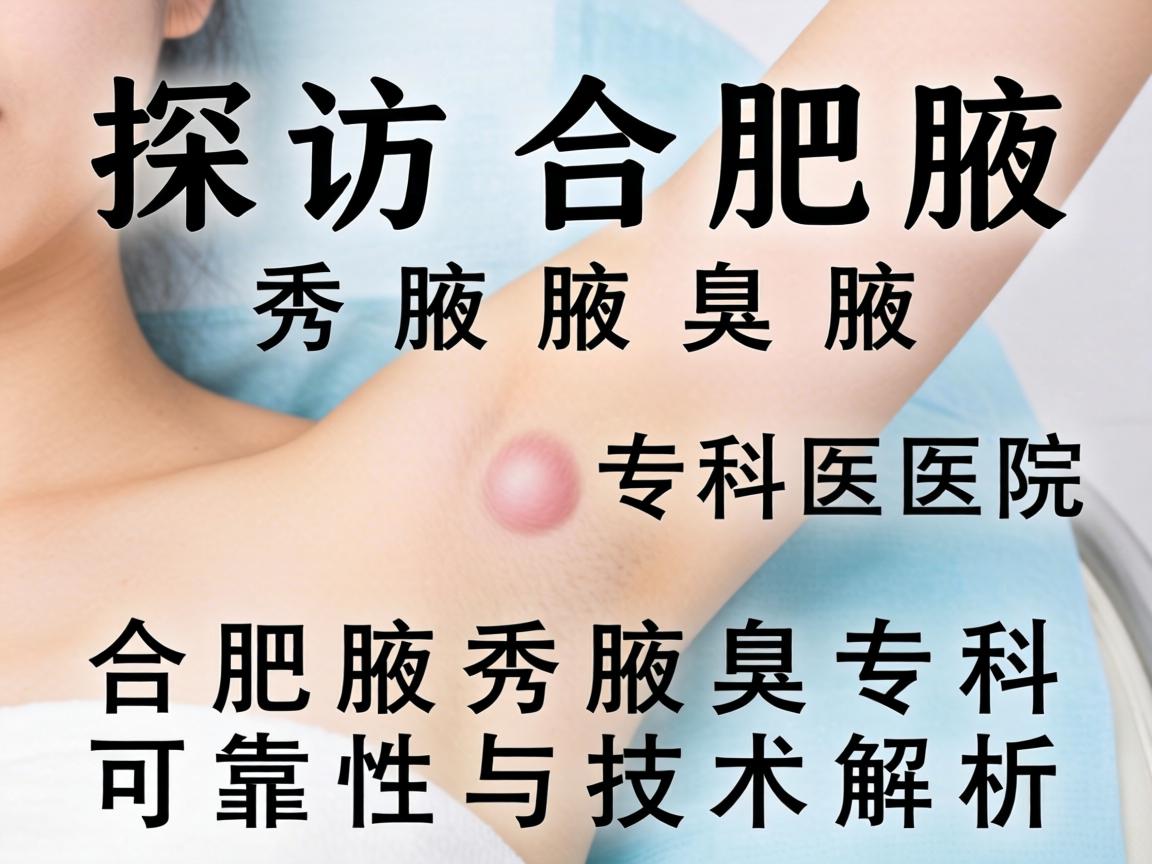 探访合肥腋秀腋臭专科医院，合肥腋秀腋臭专科可靠性与技术解析