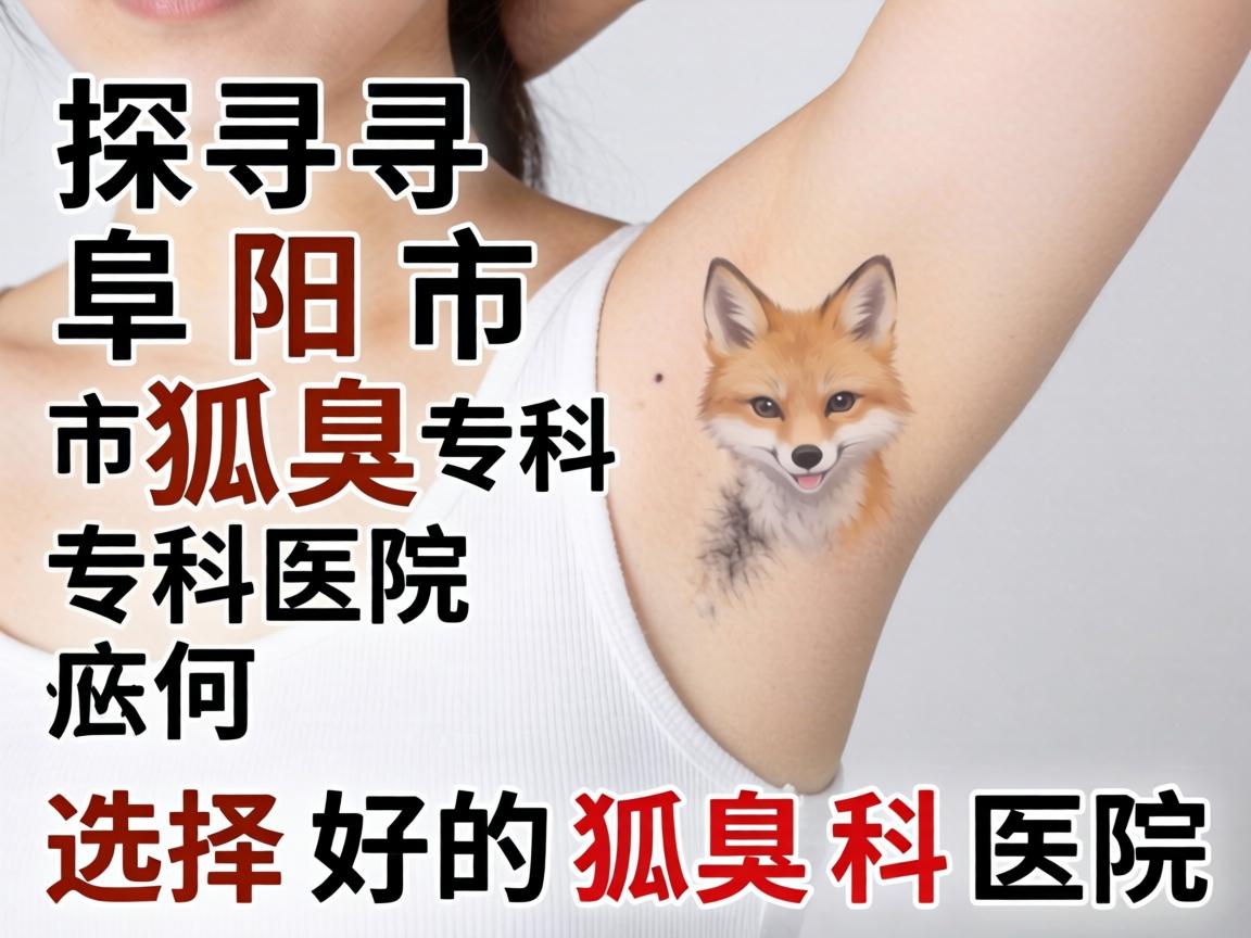探寻阜阳市狐臭专科医院，如何选择好的狐臭科医院