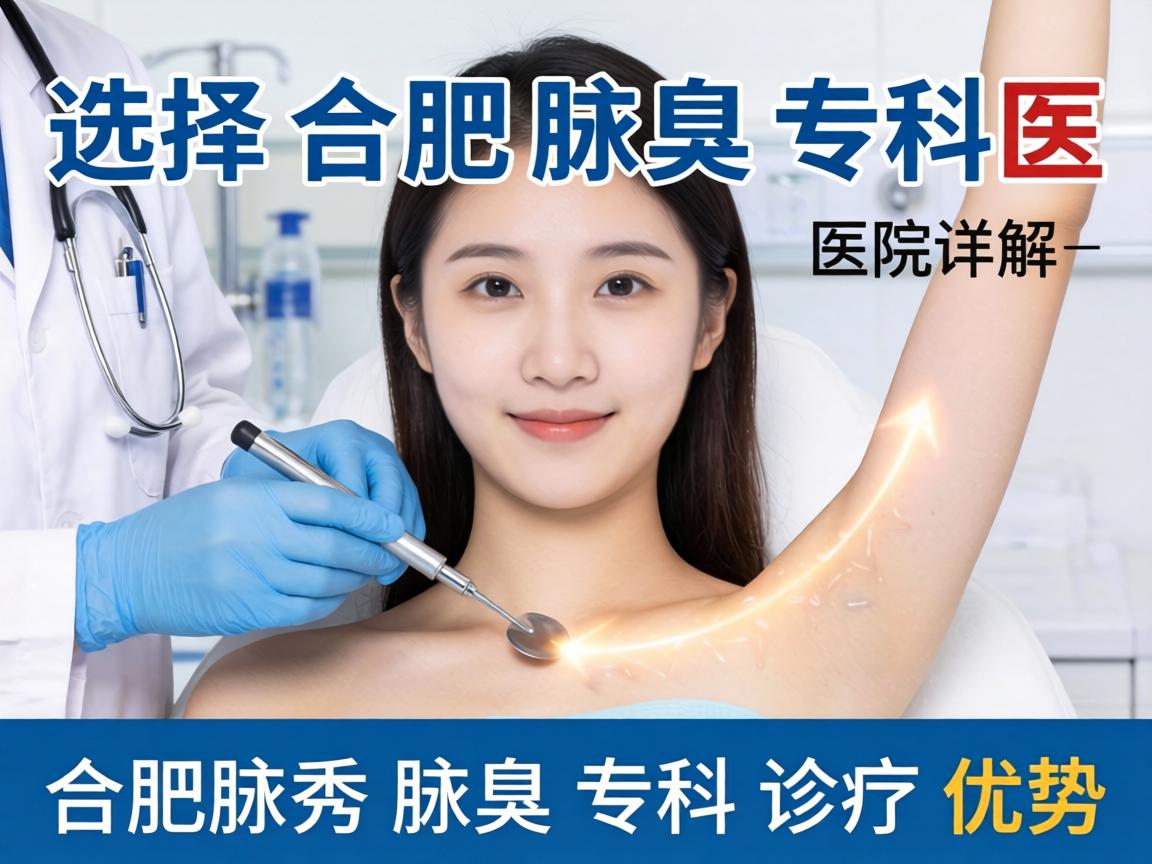 选择合肥腋臭专科医院，详解合肥腋秀腋臭专科诊疗优势