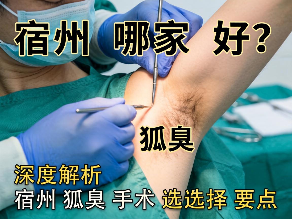 宿州狐臭手术哪家好？深度解析宿州狐臭手术选择要点