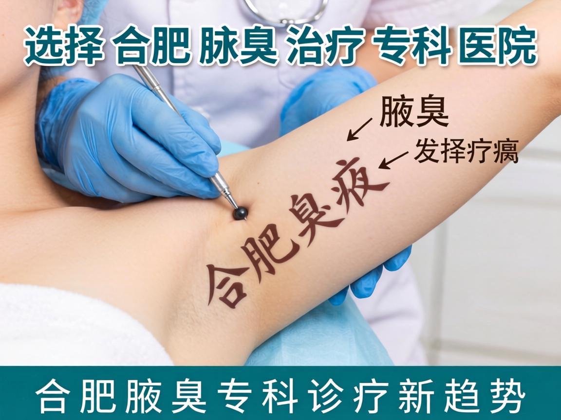 选择合肥腋臭治疗专科医院，详解合肥腋臭专科诊疗新趋势